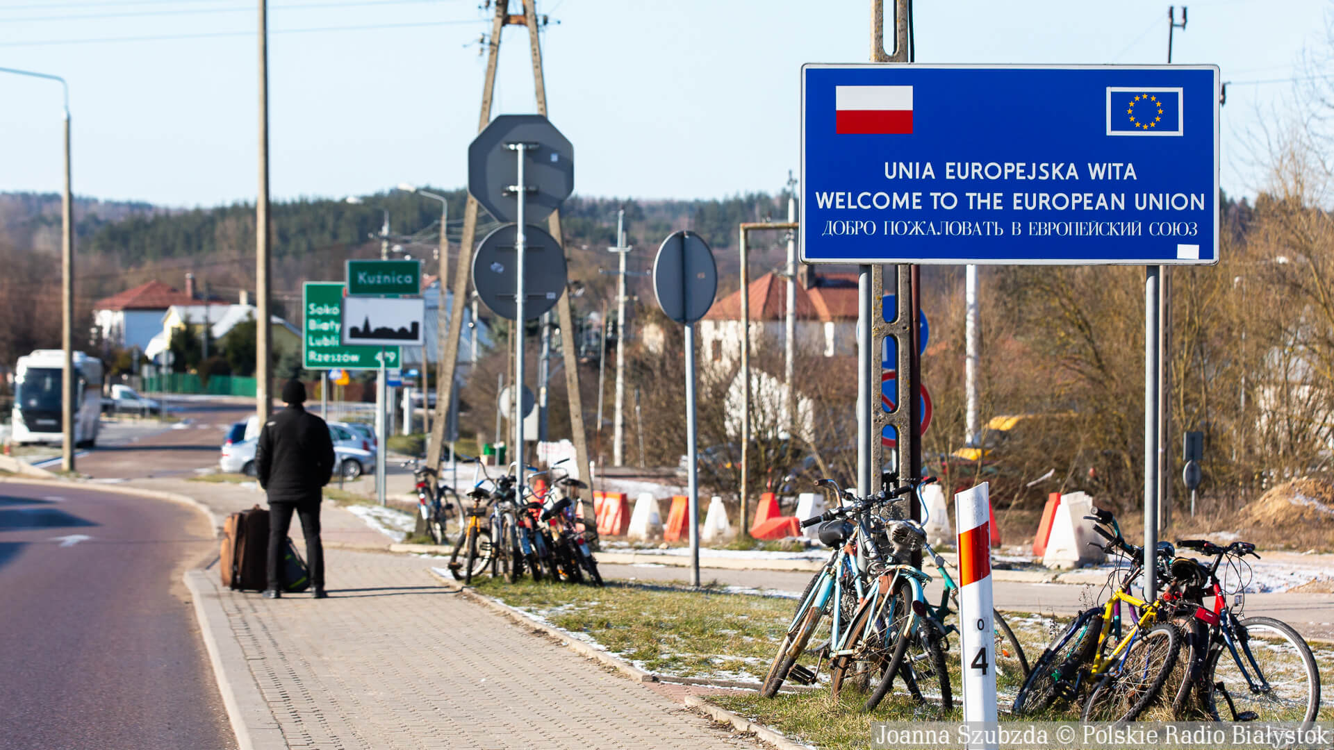 Polsko-białoruskie przejście graniczne w Kuźnicy, fot. Joanna Szubzda