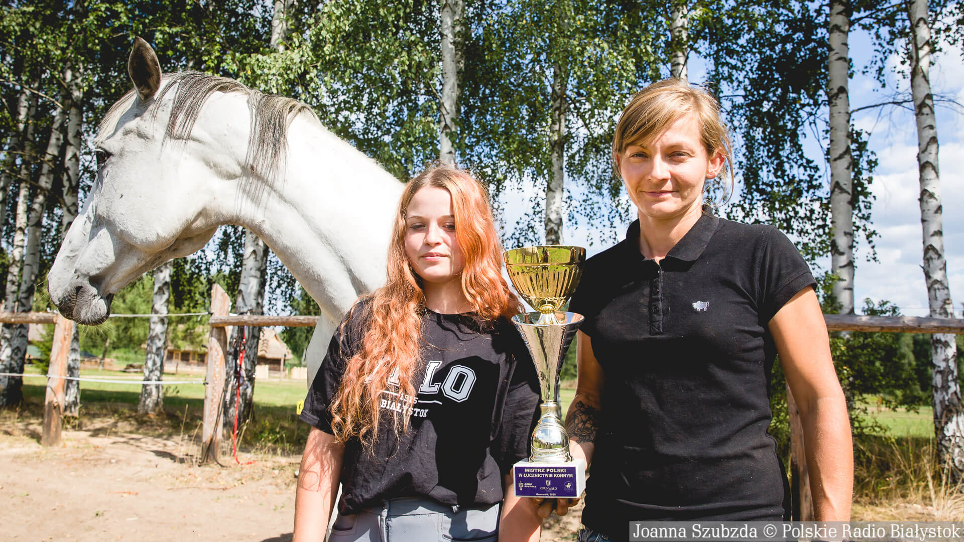 Białostoczanka Anna Sokólska wygrała pierwsze mistrzostwa Polski w łucznictwie konnym [zdjęcia]