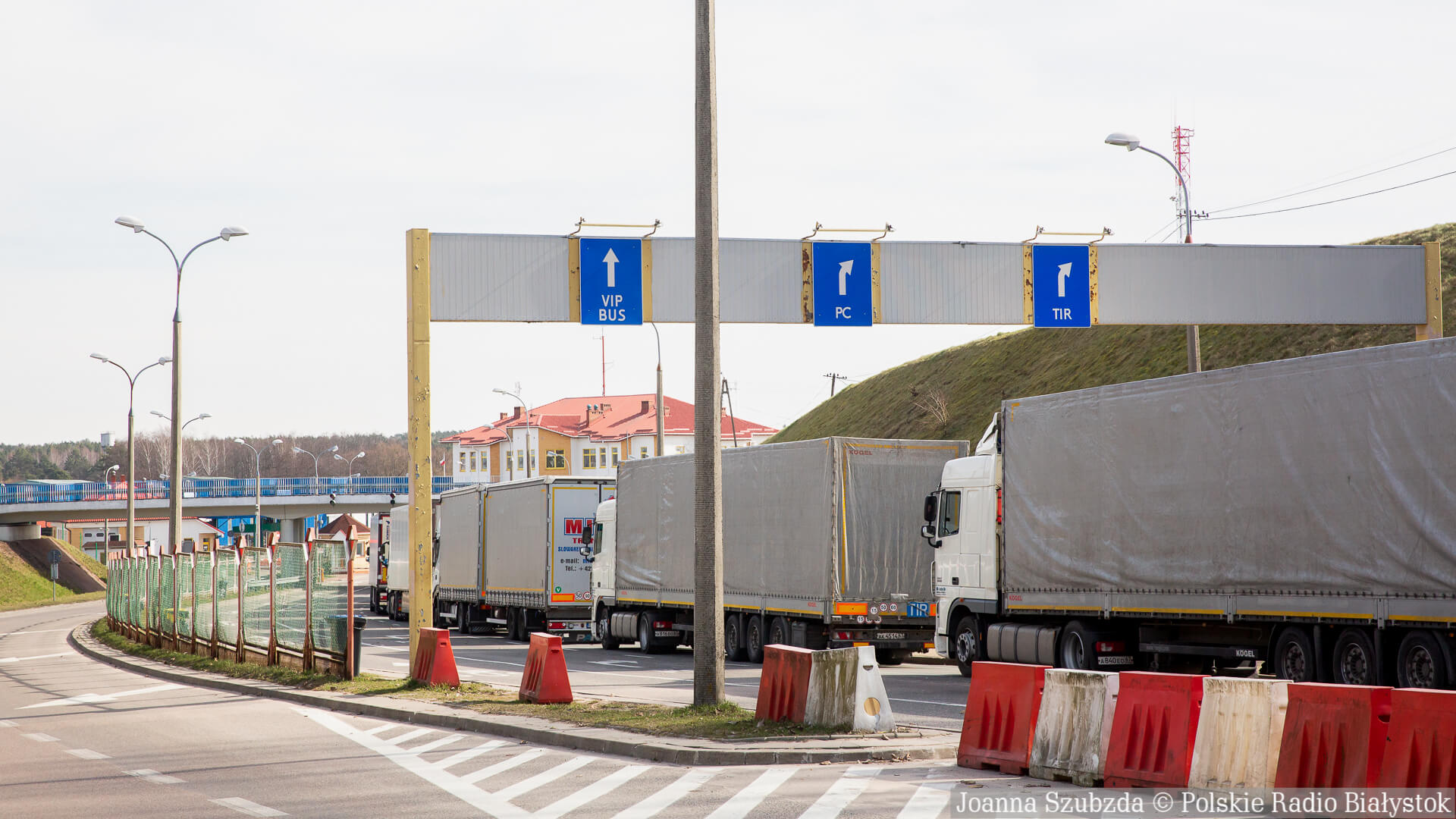 Polsko-białoruskie przejście graniczne w Bobrownikach, fot. Joanna Szubzda