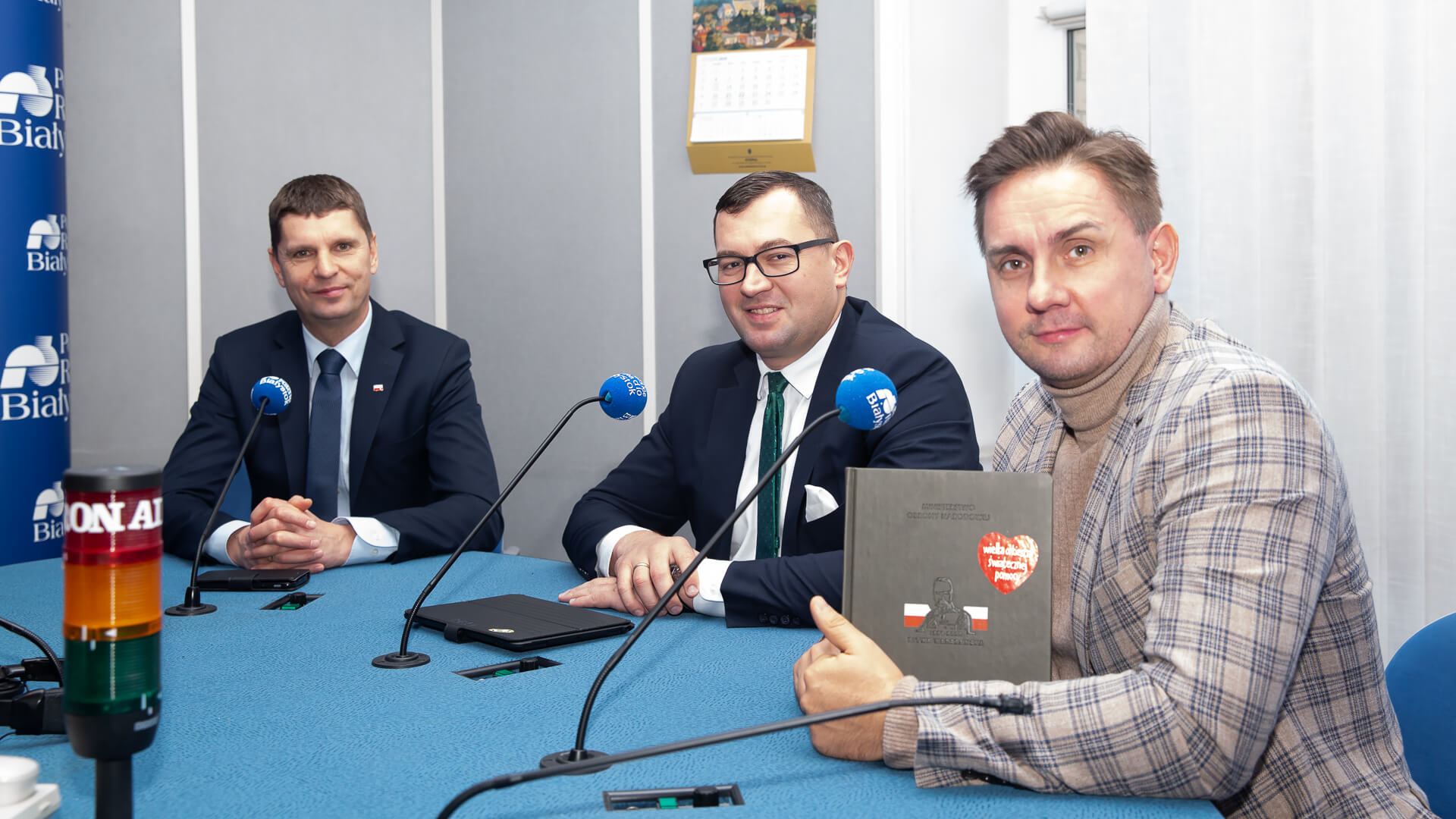 Dariusz Piontkowski, Stefan Krajewski i Paweł Krutul, fot. Joanna Szubzda