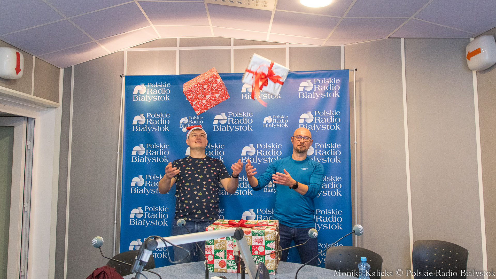Kto lepiej zna świąteczne piosenki - eksperyment Kamila Kalickiego i Andrzeja Ryczkowskiego, fot. Monika Kalicka