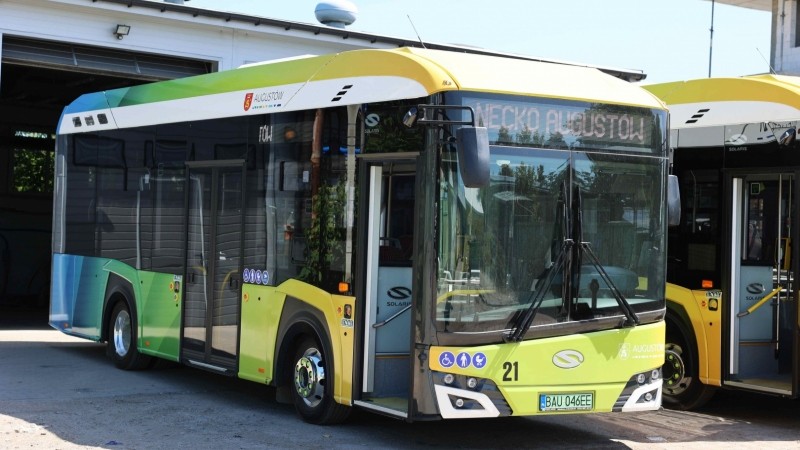 Autobus elektryczny w Augustowie, źródło: UM Augustów
