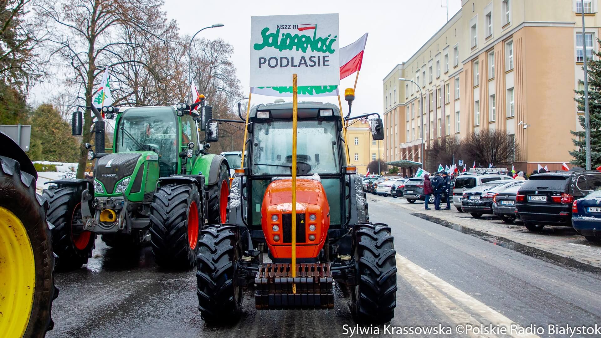 Protest rolników w Białymstoku, fot. Sylwia Krassowska