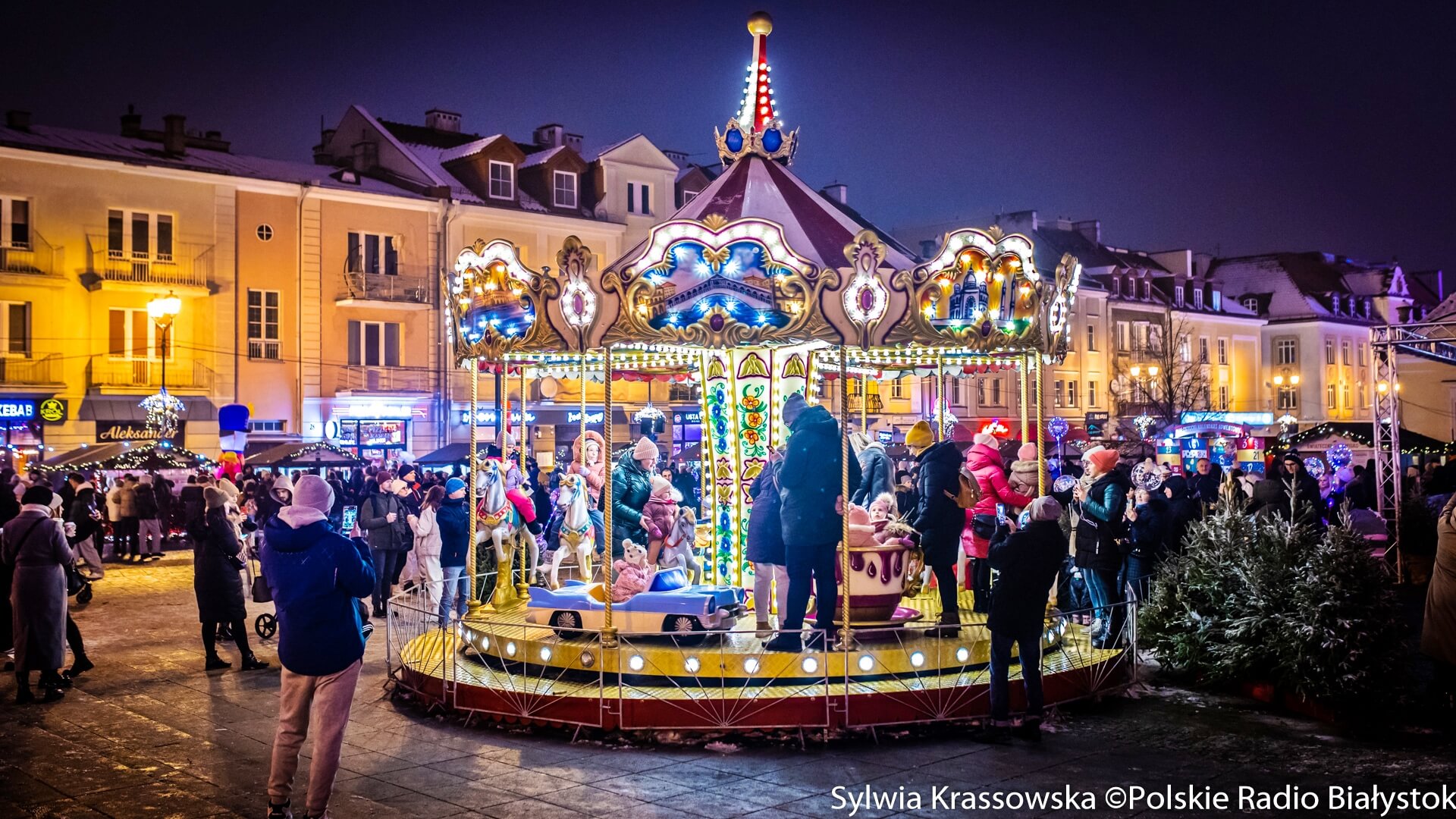 Jarmark świąteczny w centrum Białegostoku, fot. Sylwia Krassowska