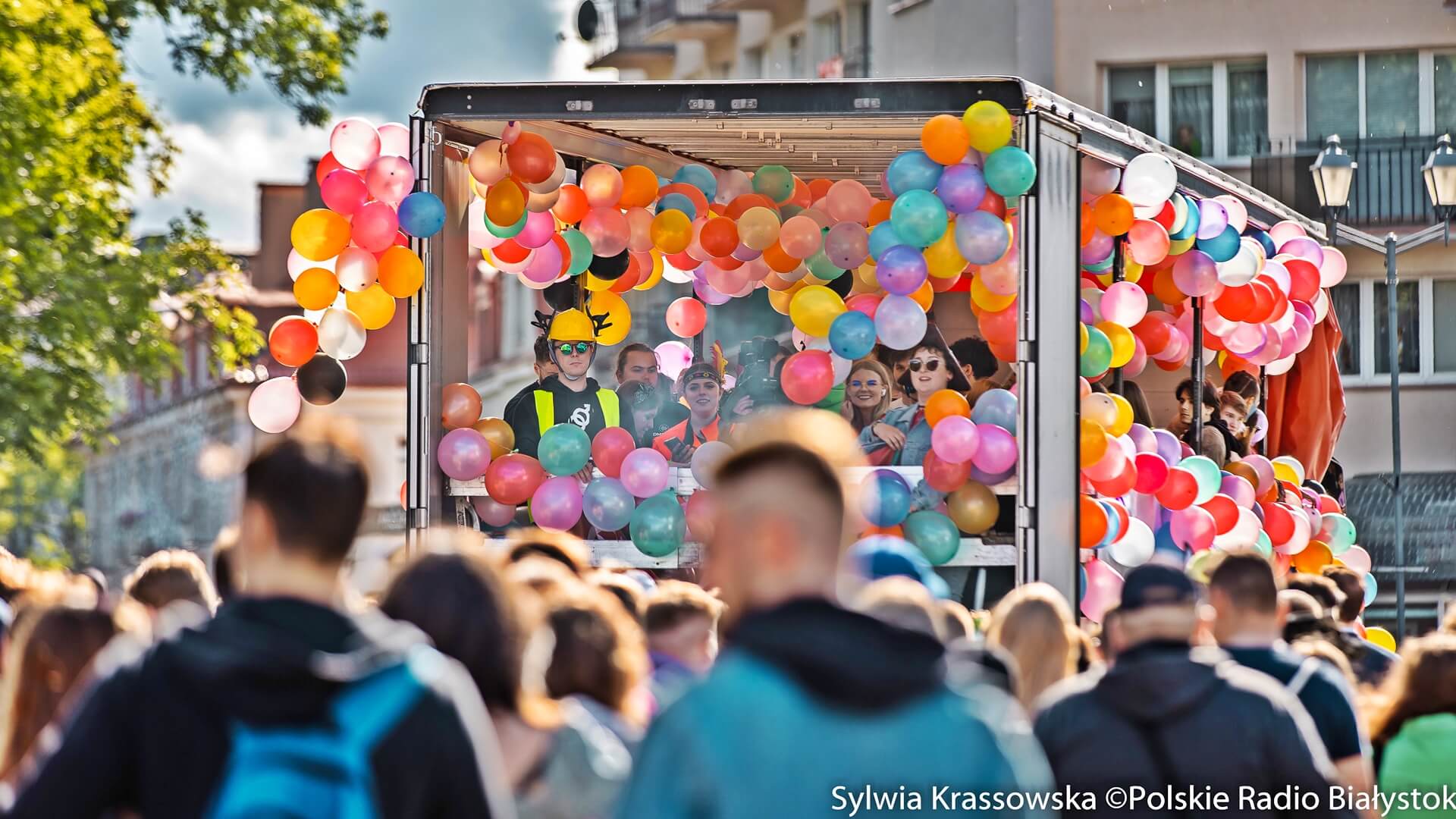 Parada studentów w Białymstoku, Juwenalia 2023, fot. Sylwia Krassowska