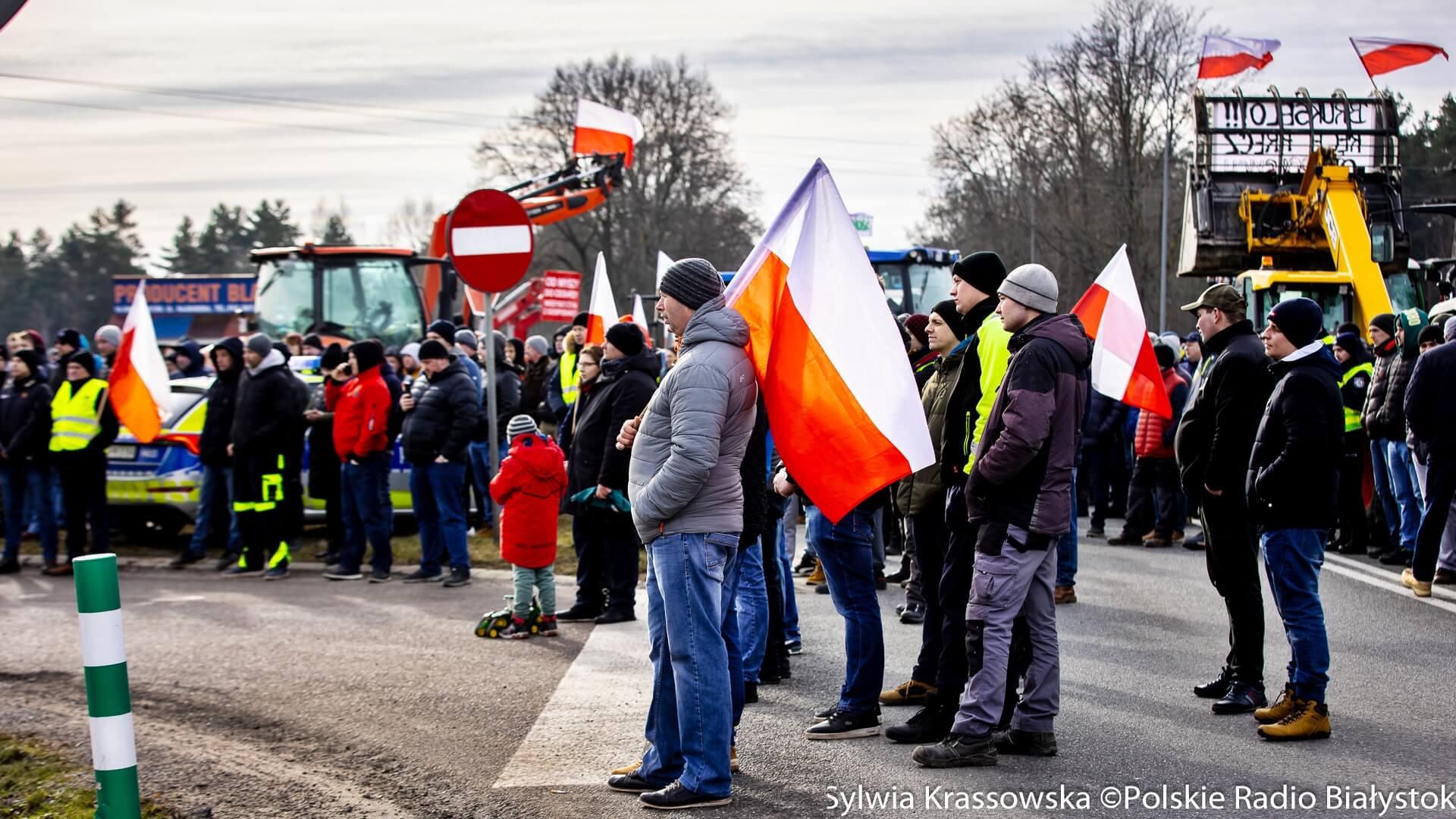 Protest rolników w Suchowoli, fot. Sylwia Krassowska