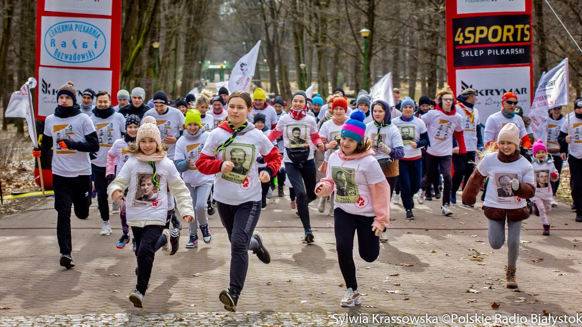 Bieg "Tropem Wilczym" w Białymstoku - ku pamięci Żołnierzy Wyklętych, fot. Sylwia Krassowska