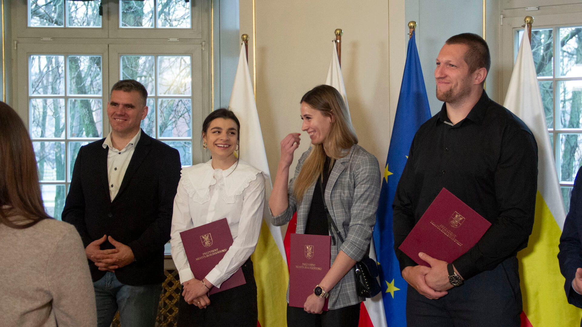 Podpisanie umów z Ambasadorami Sportu Białostockiego, fot. Barbara Sokolińska