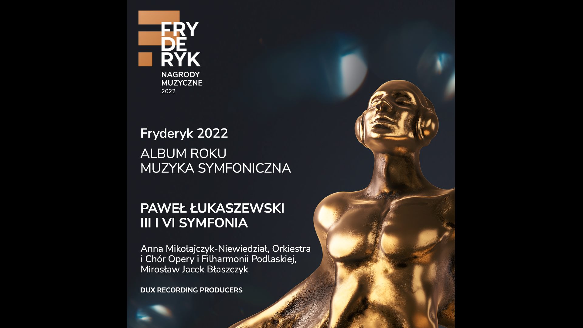 Fryderyk 2022 dla orkiestry i chóru Opery