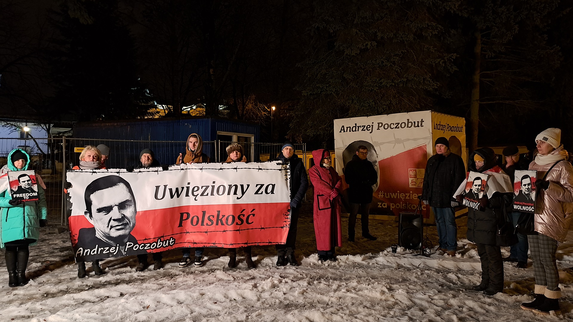 Kolejny protest przeciwko uwięzieniu Andrzeja Poczobuta przez białoruskie władze