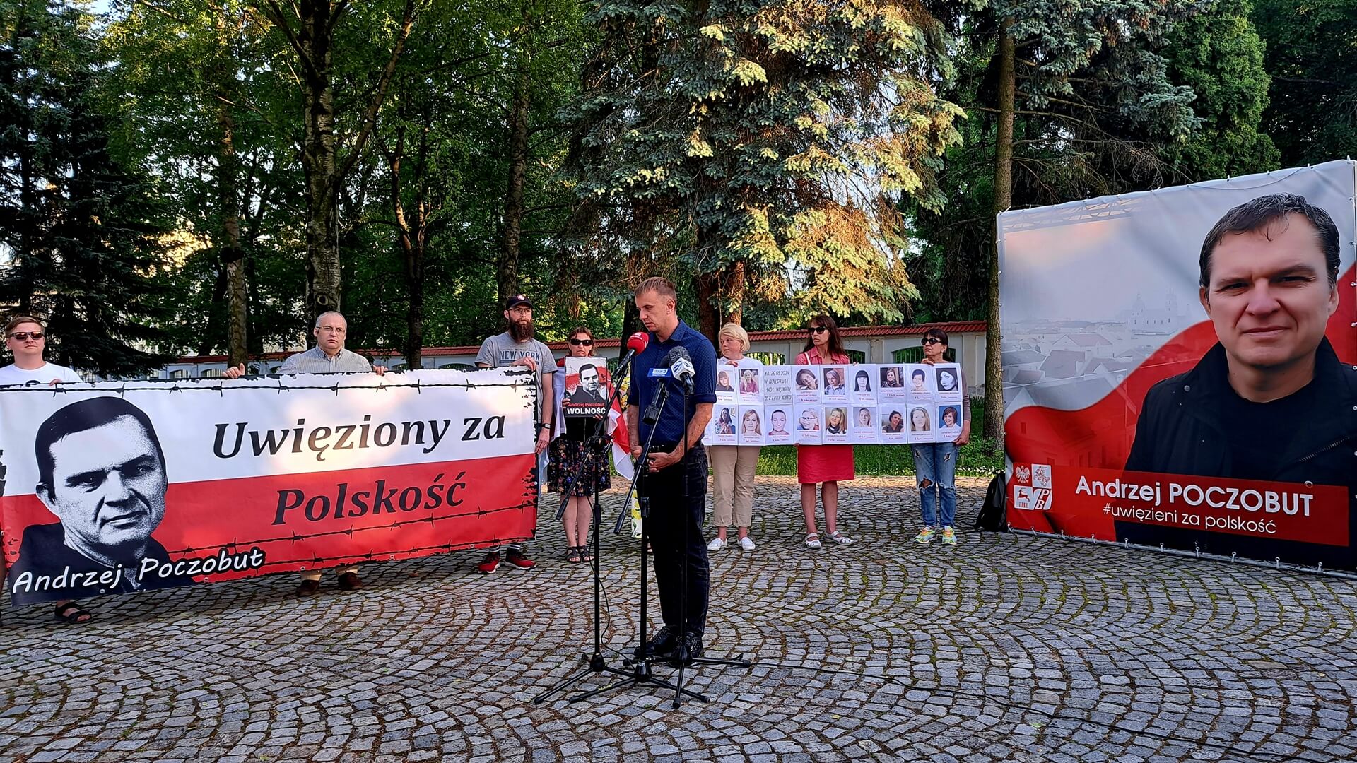 Andrzej Poczobut znowu trafił do karceru. W Białymstoku zorganizowano akcję solidarności