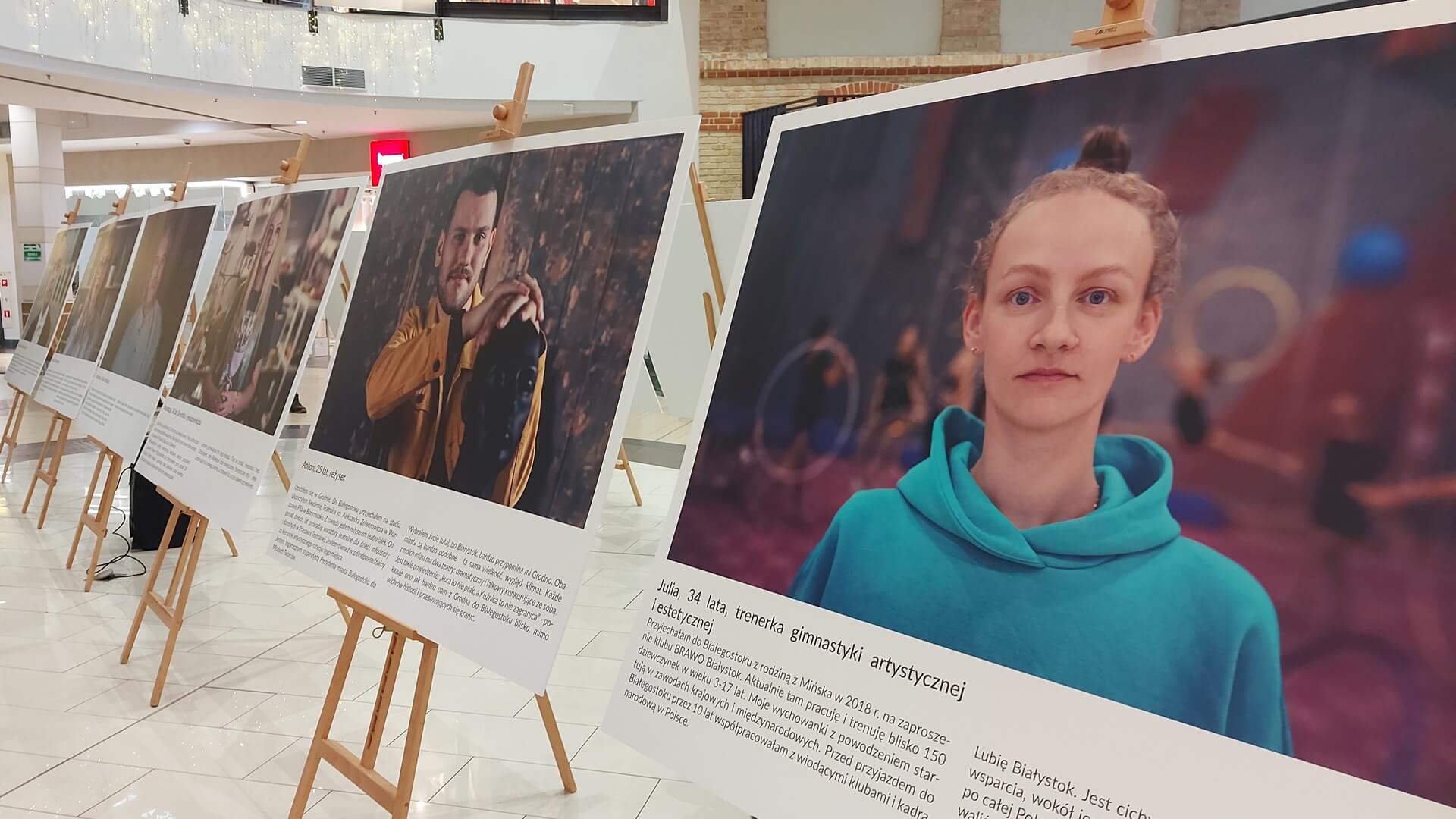 "Białystok, tu mieszkam" - wystawa o ludziach, którzy musieli opuścić Białoruś