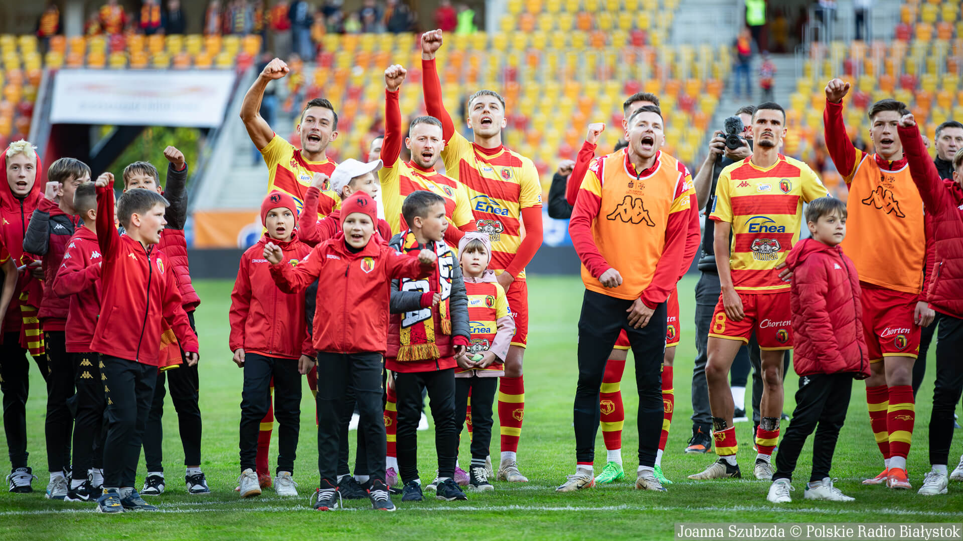 Jagiellonia Białystok - Korona Kielce, 11.05.2024, fot. Joanna Szubzda