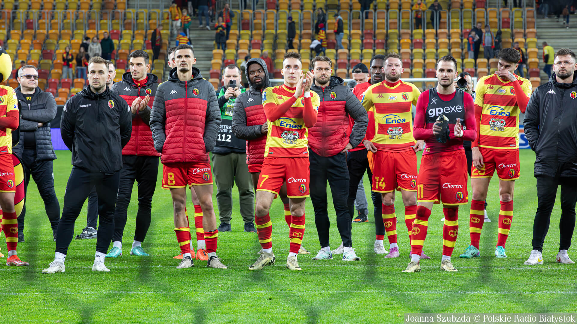 Jagiellonia Białystok - Pogoń Szczecin, 26.04.2024, fot. Joanna Szubzda