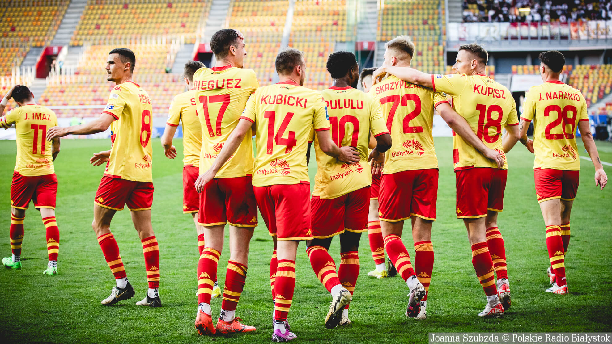 Jagiellonia Białystok - ŁKS Łódź, 30.03.2024, fot. Joanna Szubzda