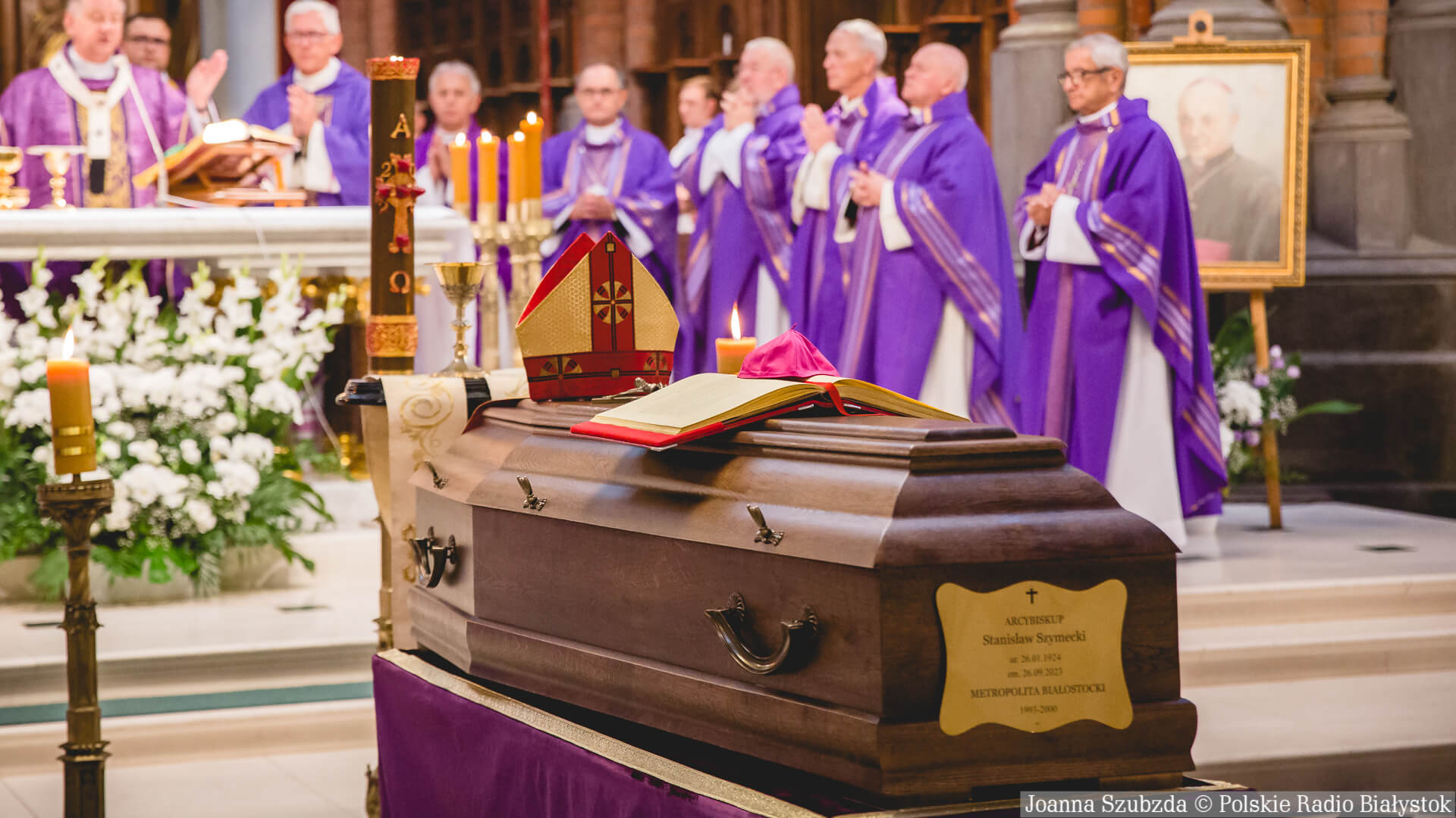 Uroczystości pogrzebowe arcybiskupa Stanisława Szymeckiego, fot. Joanna Szubzda