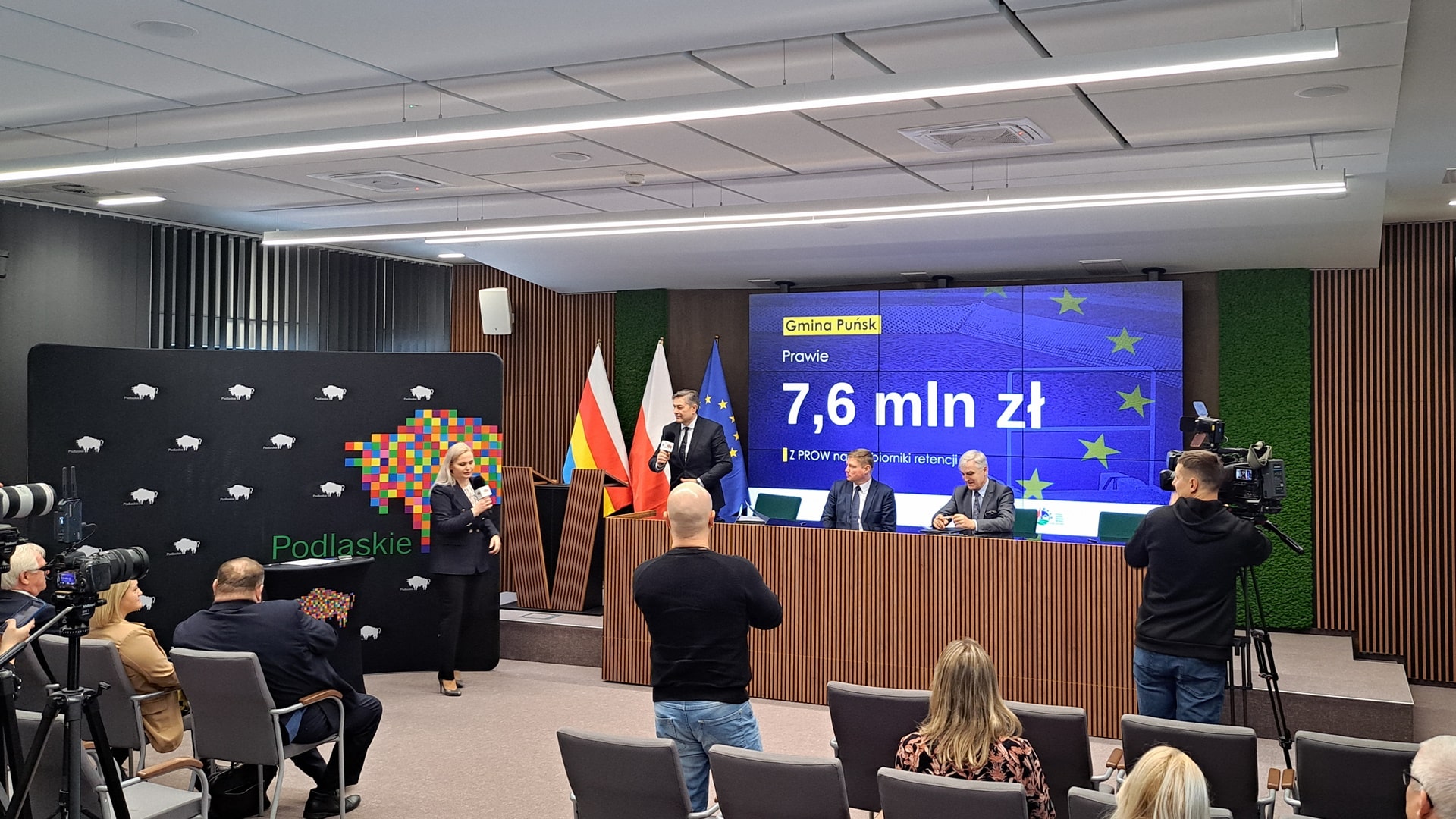 Niemal 13 mln zł z Unii Europejskiej na budowę zbiorników retencyjnych w podlaskich gminach