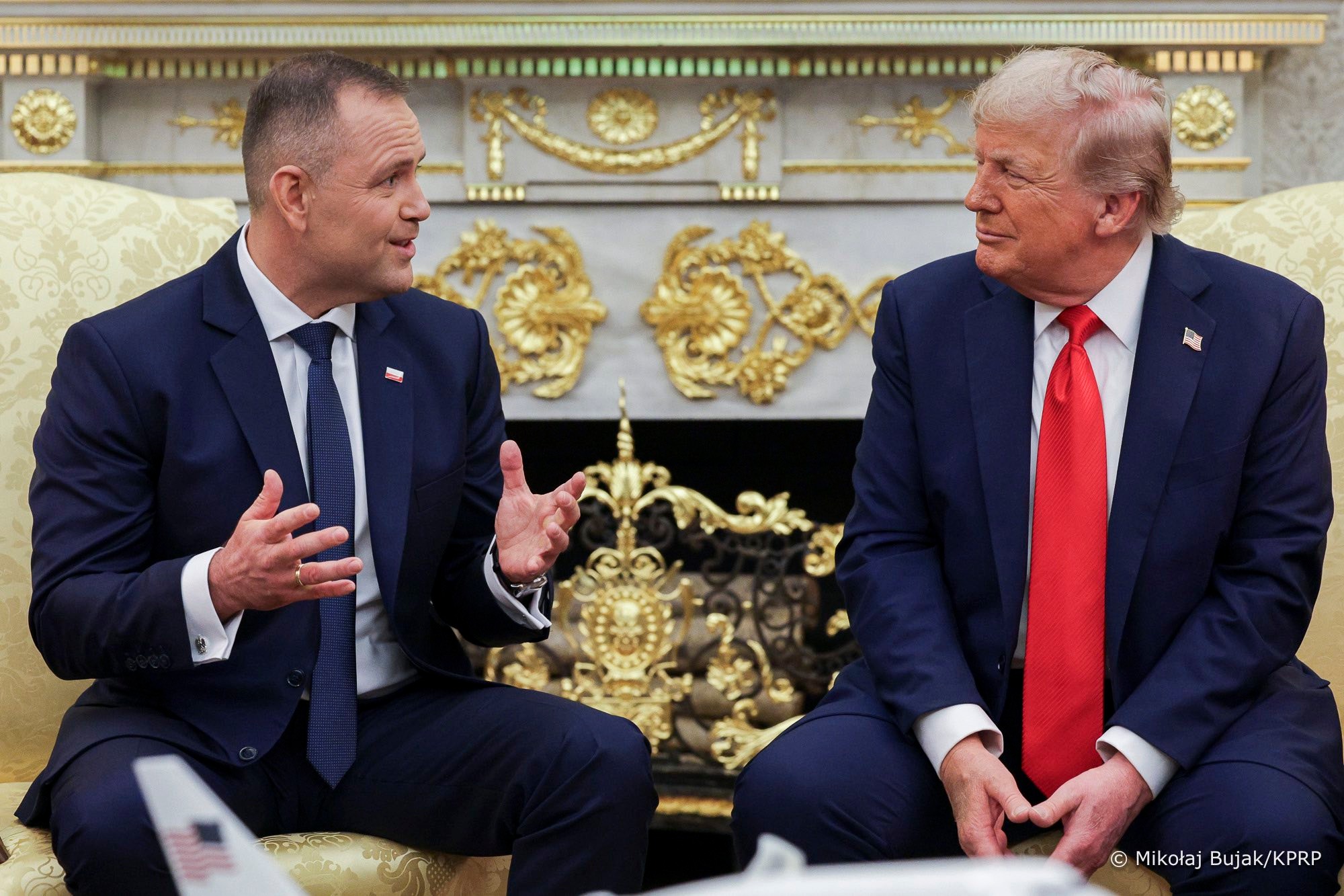 Karol Nawrocki spotkał się z Donaldem Trumpem