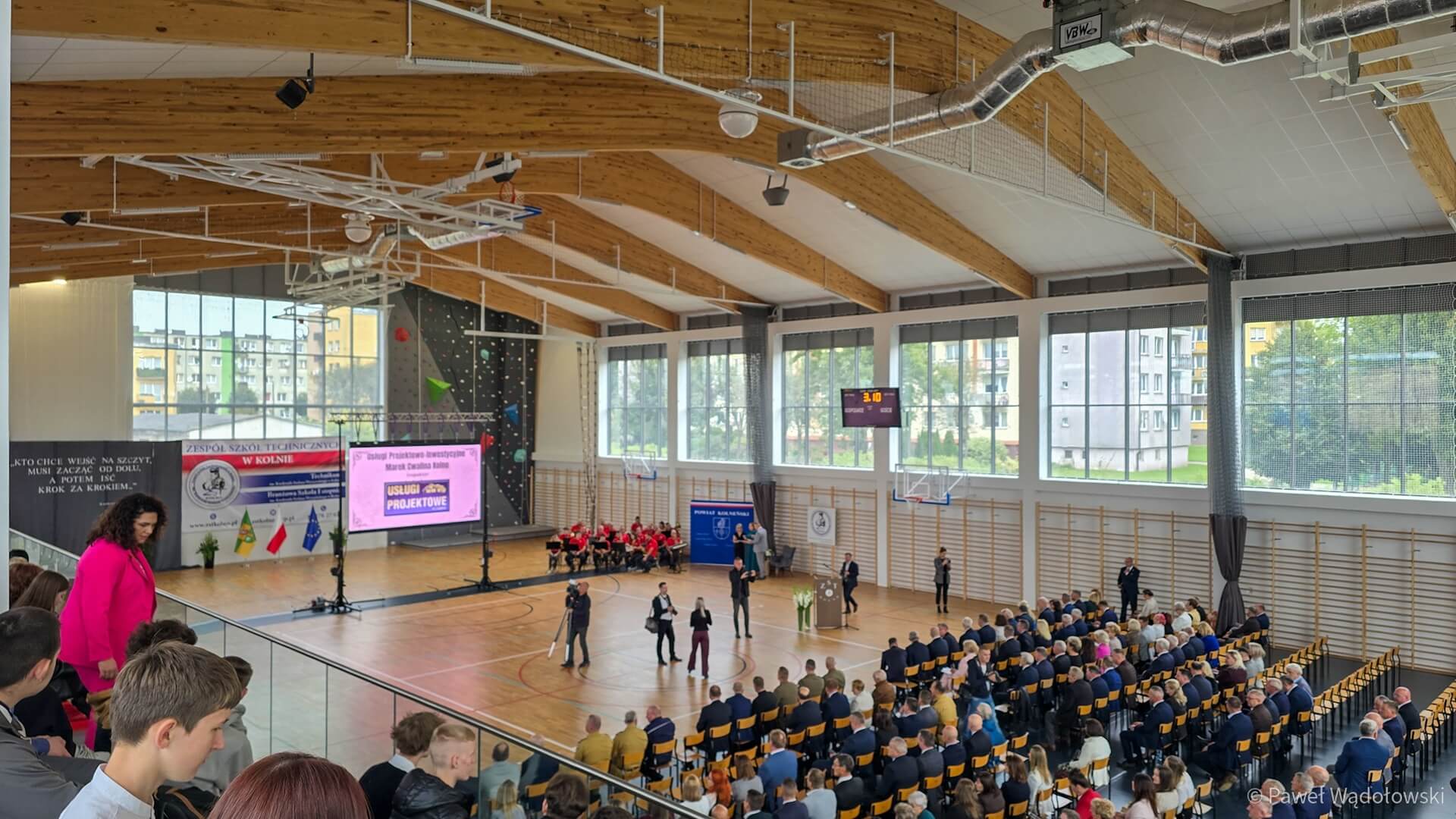 Zespół Szkół Technicznych w Kolnie może korzystać już z nowej hali sportowej