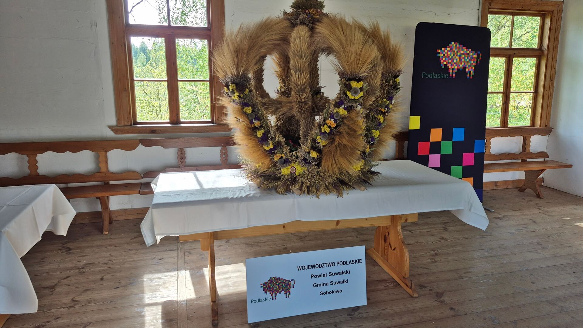 Panie z Sobolewa zaprezentują wieniec dożynkowy w Pałacu Prezydenckim w Warszawie