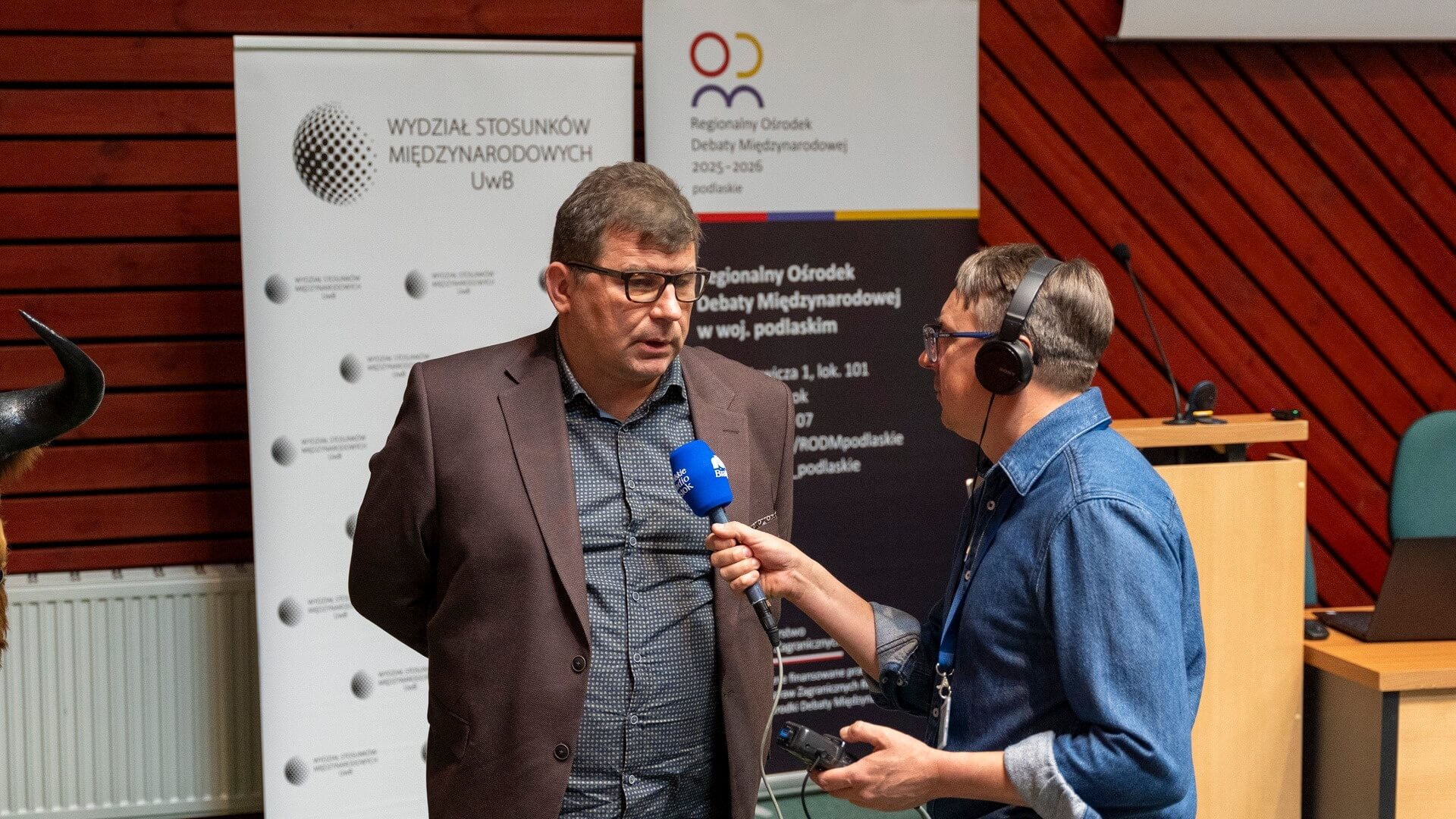 Seminarium naukowe dotyczące Zielonej Tarczy Wschód, 14.11.2025, źródło: Regionalny Ośrodek Debaty Międzynarodowej 2025-2026 w woj. podlaskim