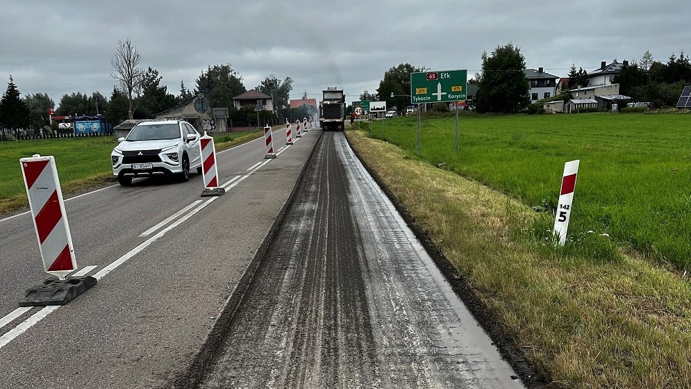 Prace na fragmencie DK 65 w Knyszynie rozpoczęte