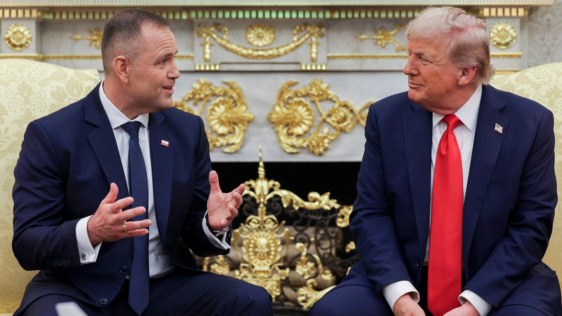 Prezydent Karol Nawrocki spotkał się z Donaldem Trumpem, fot. Mikołaj Bujak/KPRP