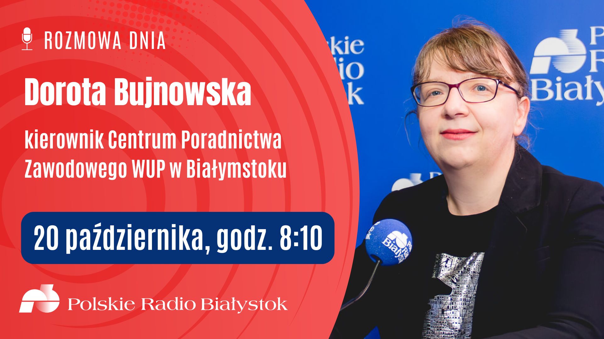 Dorota Bujnowska gościem Rozmowy Dnia, źródło: PRB