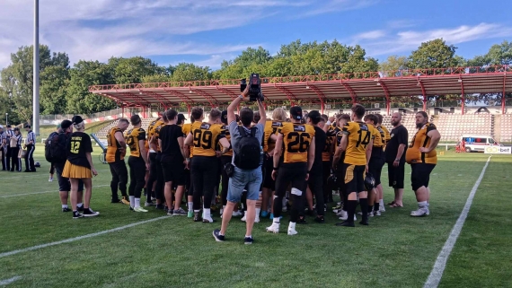 Mecz Polish Bowl 2024 Warsaw Eagles - Lowlanders Białystok, 13.07.2024, fot. Michał Romańczuk