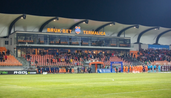 Termalica Nieciecza - Jagiellonia Białystok, 4.02.2022, fot. Joanna Szubzda