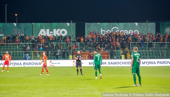 Warta Poznań - Jagiellonia Białystok, 27.08.2021, fot. Joanna Szubzda