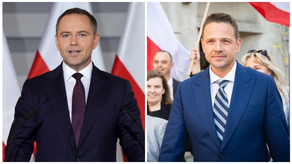 Karol Nawrocki i Rafał Trzaskowski, źródło: x.com/trzaskowski i x.com/NawrockiKn