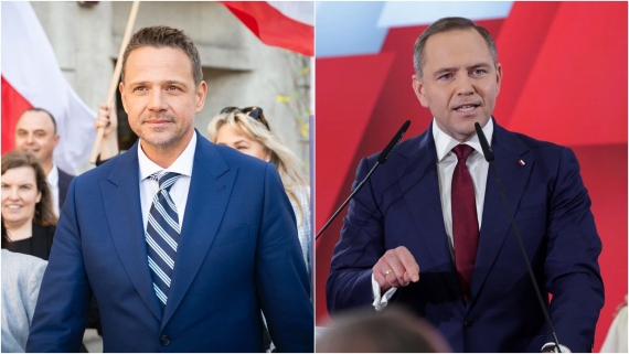 Rafał Trzaskowski i Karol Nawrocki, źródło: x.com/trzaskowski i x.com/NawrockiKn