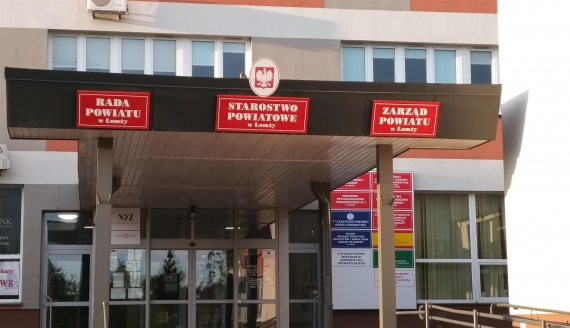 Starostwo Powiatowe w Łomży, fot. Adam Dąbrowski
