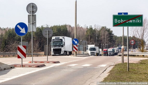 Polsko-białoruskie przejście graniczne w Bobrownikach, fot. Joanna Szubzda