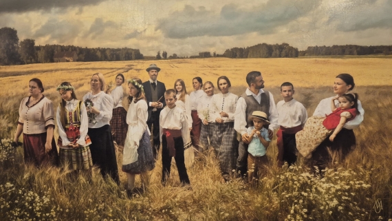 Wystawa Czas Powrócony - śladami Alfreda Wierusza - Kowalskiego" autorstwa Sylwii Makris, fot. Iza Kosakowska