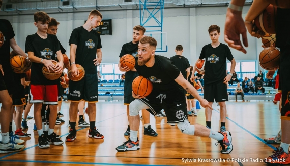3x3 PGE Basket Camp - młodzi koszykarze z regionu trenowali z reprezentantami Polski, fot. Sylwia Krassowska