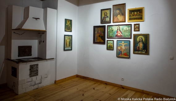 Wystawa „Święci patroni wiejskich chat na Podlasiu” w Podlaskim Muzeum Kultury Ludowej, fot. Monika Kalicka