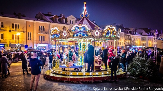 Jarmark świąteczny w centrum Białegostoku, fot. Sylwia Krassowska