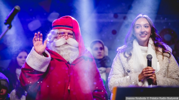 Mikołaj z Rovaniemi w Białymstoku, 2023, fot. Joanna Szubzda
