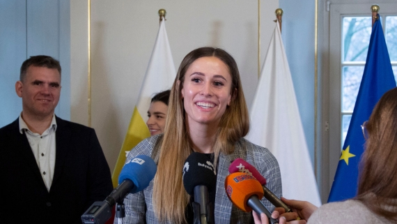 Podpisanie umów z Ambasadorami Sportu Białostockiego, fot. Barbara Sokolińska