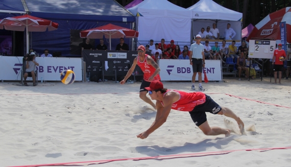 Turniej siatkówki plażowej Beach Pro Tour Futures na plaży Dojlidy, fot. Barbara Sokolińska