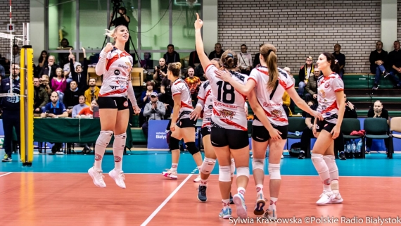 KS BAS Kombinat Budowlany Białystok vs Enea Klub Siatkarski Piła, fot. Sylwia Krassowska