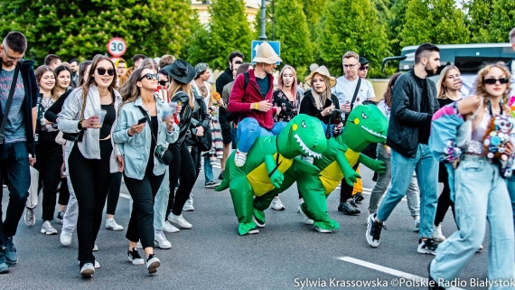 Parada studentów w Białymstoku, Juwenalia 2023, fot. Sylwia Krassowska