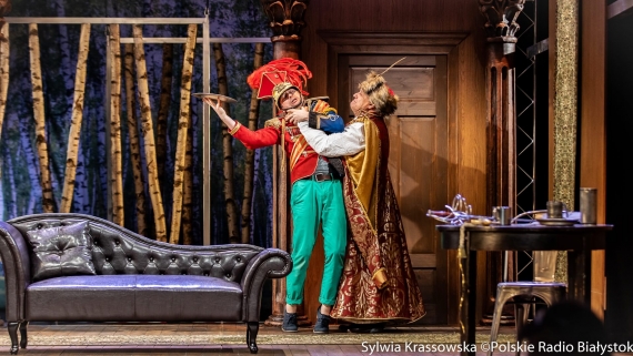 "Zemsta" w Białostockim Teatrze Lalek, próba medialna, fot. Sylwia Krassowska
