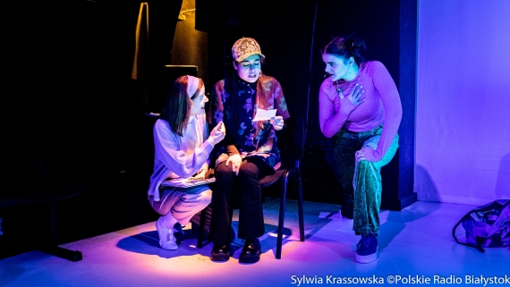 Spektakl dyplomowy "Drama Club" w Akademii Teatralnej - próba medialna, fot. Sylwia Krassowska