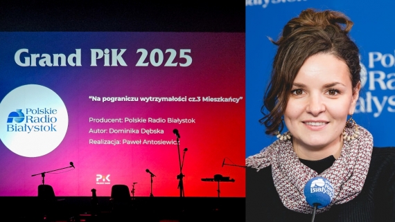 Dominika Dębska nagrodzona w Konkursie Artystycznych Form Radiowych "Grand PiK 2025", fot. PRB