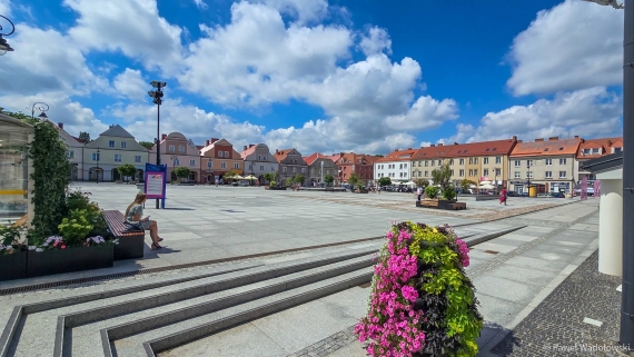 Stary Rynek w Łomży, 25.06.2024, fot. Paweł Wądołowski