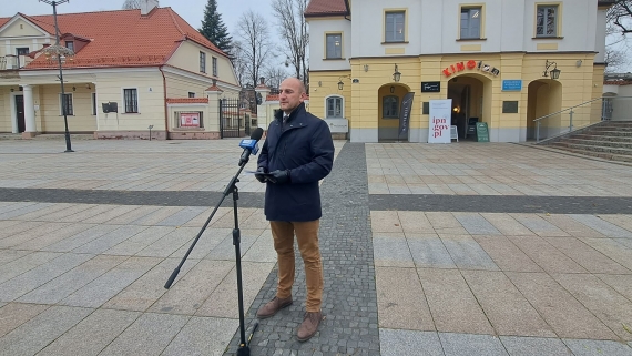 Dyrektor białostockiego oddziału Instytutu Pamięci Narodowej dr Marek Jedynak, fot. Edyta Wołosik