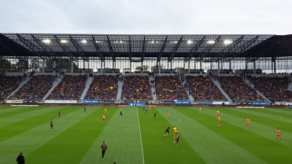 Pogoń Szczecin - Jagiellonia Białystok, 28.10.2023, fot. Wojciech Szubzda